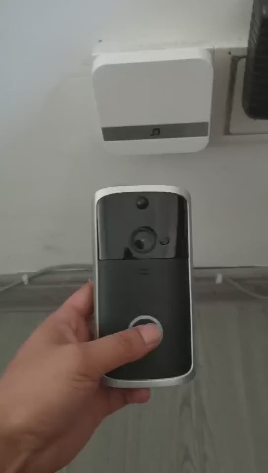 Sonnette vidéo Wi-Fi avec caméra et vision nocturne