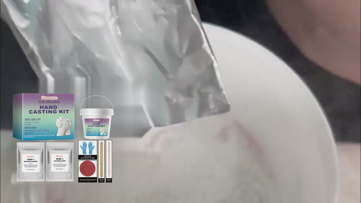 Kit moulage de mains en couple – Souvenir DIY 600 g