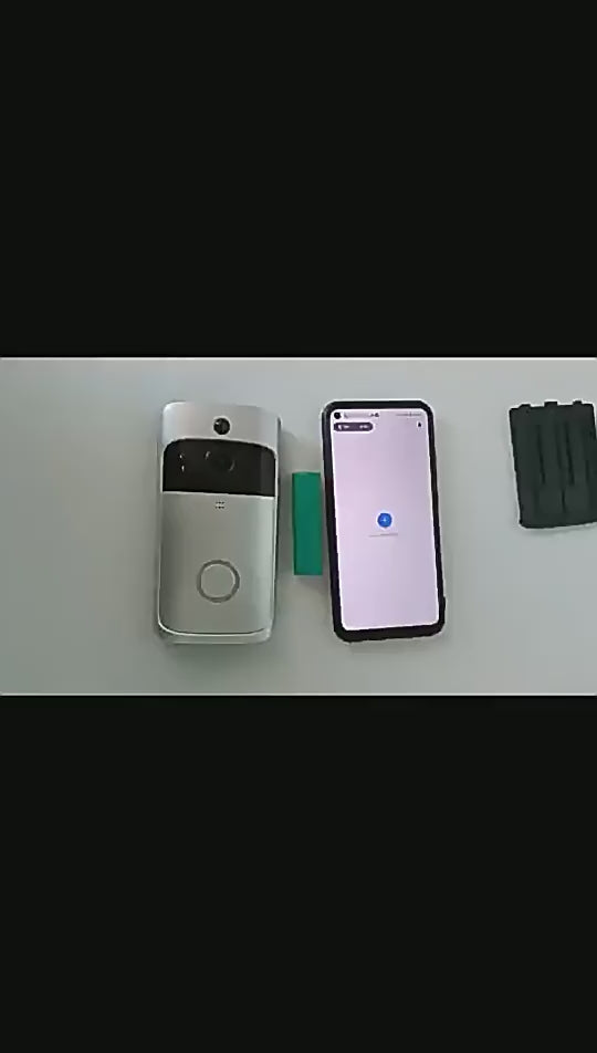 Sonnette vidéo Wi-Fi avec caméra et vision nocturne