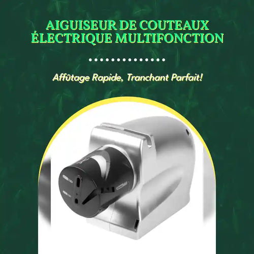 Aiguiseur de Couteaux &Eacute;lectrique Multifonction by@Outfy