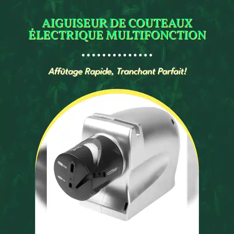 Aiguiseur de Couteaux &Eacute;lectrique Multifonction by@Outfy